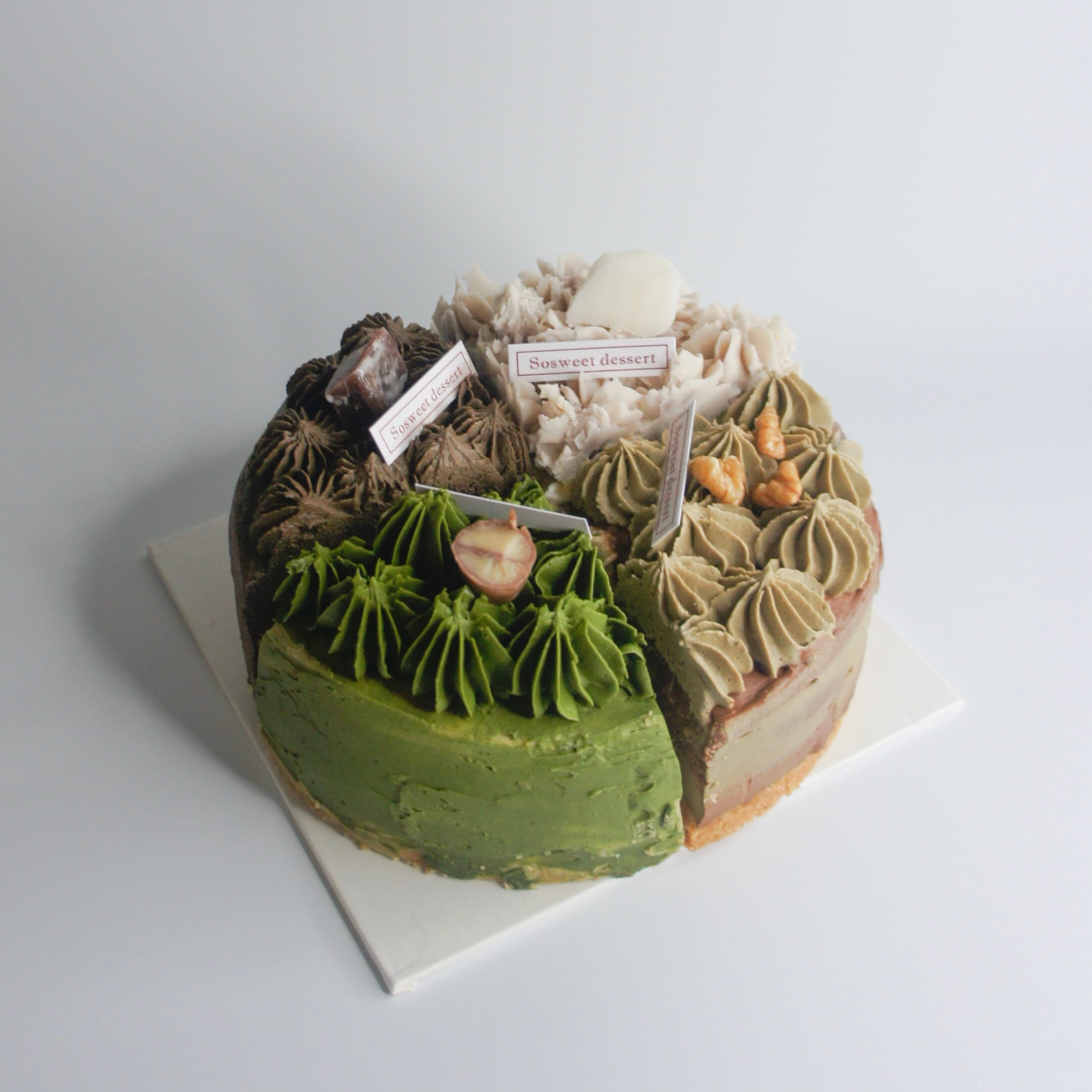 五款切片厚布塔 🎂（4片組成一顆-這邊下單）